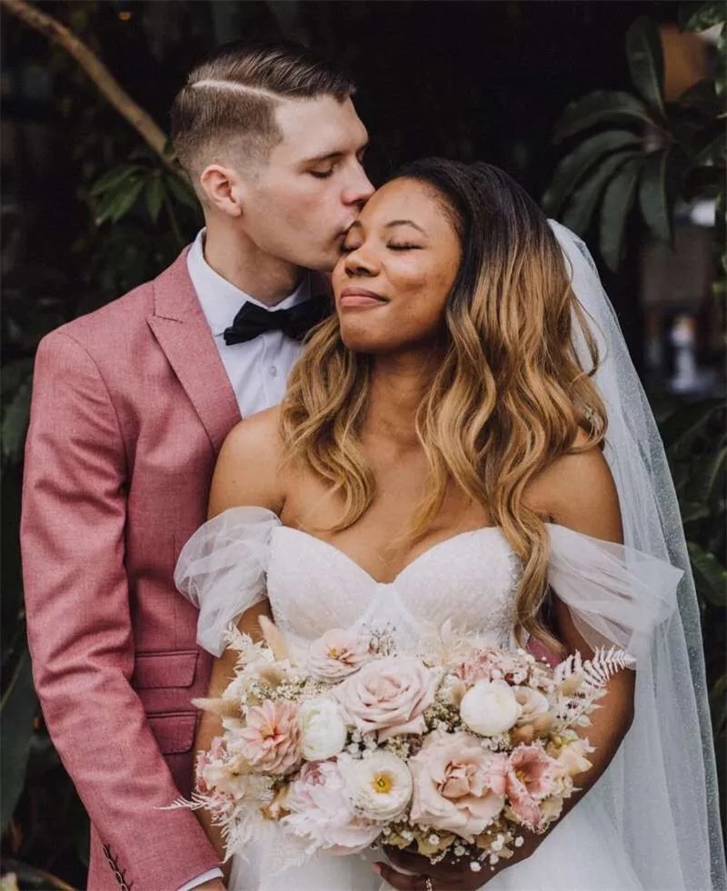 Boho Wedding Dress Detachable Long Puff Sleeve Bride Dresses Vintage Lace Beach Wedding Gowns Plus Size Corset Back Sweet Vestido De Noiva