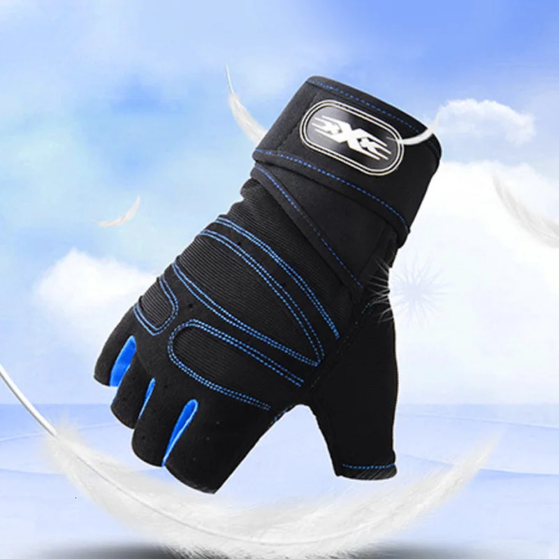 Five Fingers Gloves Gym for Men Women Fitness Weight Lifting Wristband Body Building Training Sports Exercise Cycling Glove Shockproof 231130