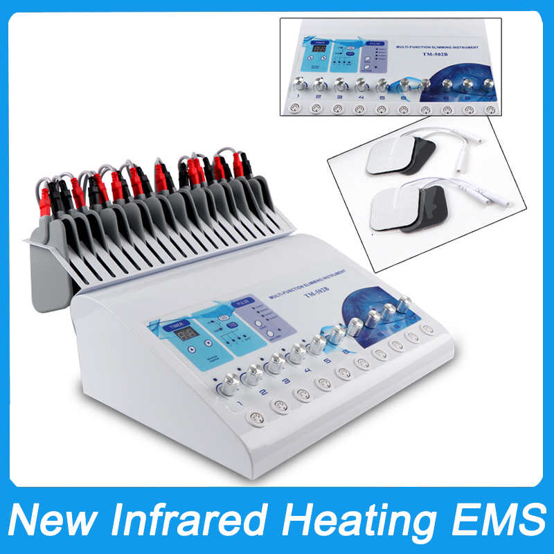 Weight Reduce Slimming Machine EMS Muscle Stimulator Body Electrostimulation Russian Waves Microcurrent Muscle Stimulation Massager Body Fitness Conto