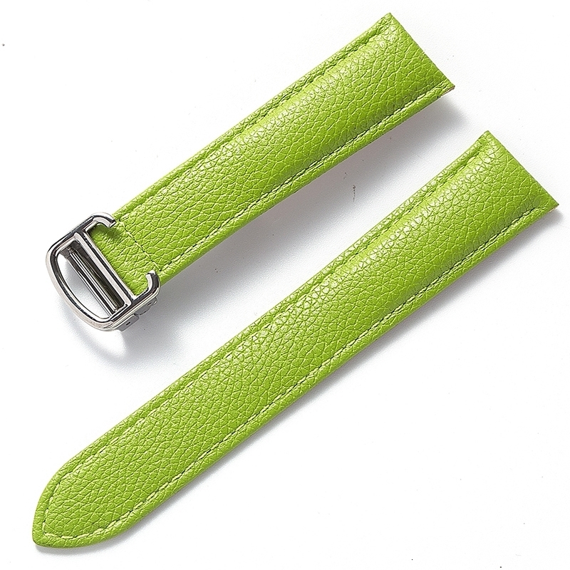Watch Bands Replacement Tank London Key Litchi Grain Soft Leather Strap Men s Ladies Folding Buckle Accessories 231129