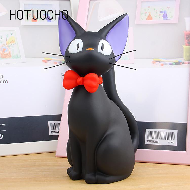 Novelty Items uocho Black Cat Saving Box Animal Figurines Money Coin Bank Home Decor Modern Style Piggy Kids Gift 230428