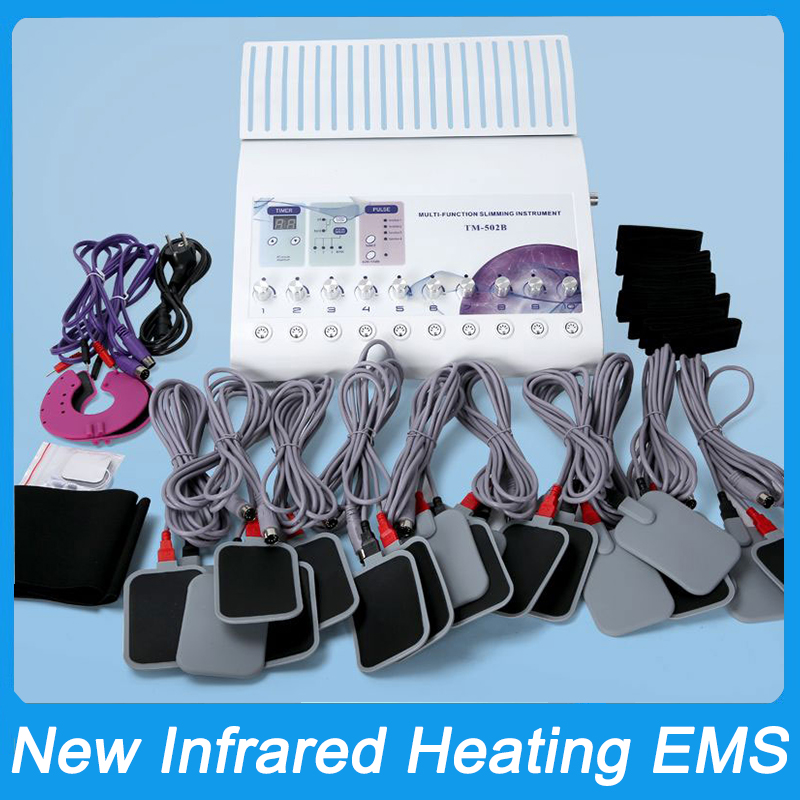New Russian Wave EMS Slim Machine Muscle Stimulator Body Contouring Electro Stimulation Tool Galvanic Microcurrent Equipment Breast Massager Infrared 