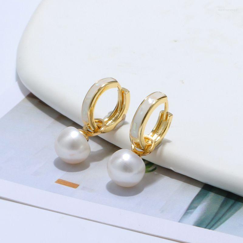 Dangle Earrings Icnway 8-8.5mm White Freshwater Pearl 14kgp Shell S925 Hook One Pair Wholesale
Dangle Earrings Icnway 8-8.5mm White Freshwater Pearl 14kgp Shell S925 Hook One Pair Wholesale