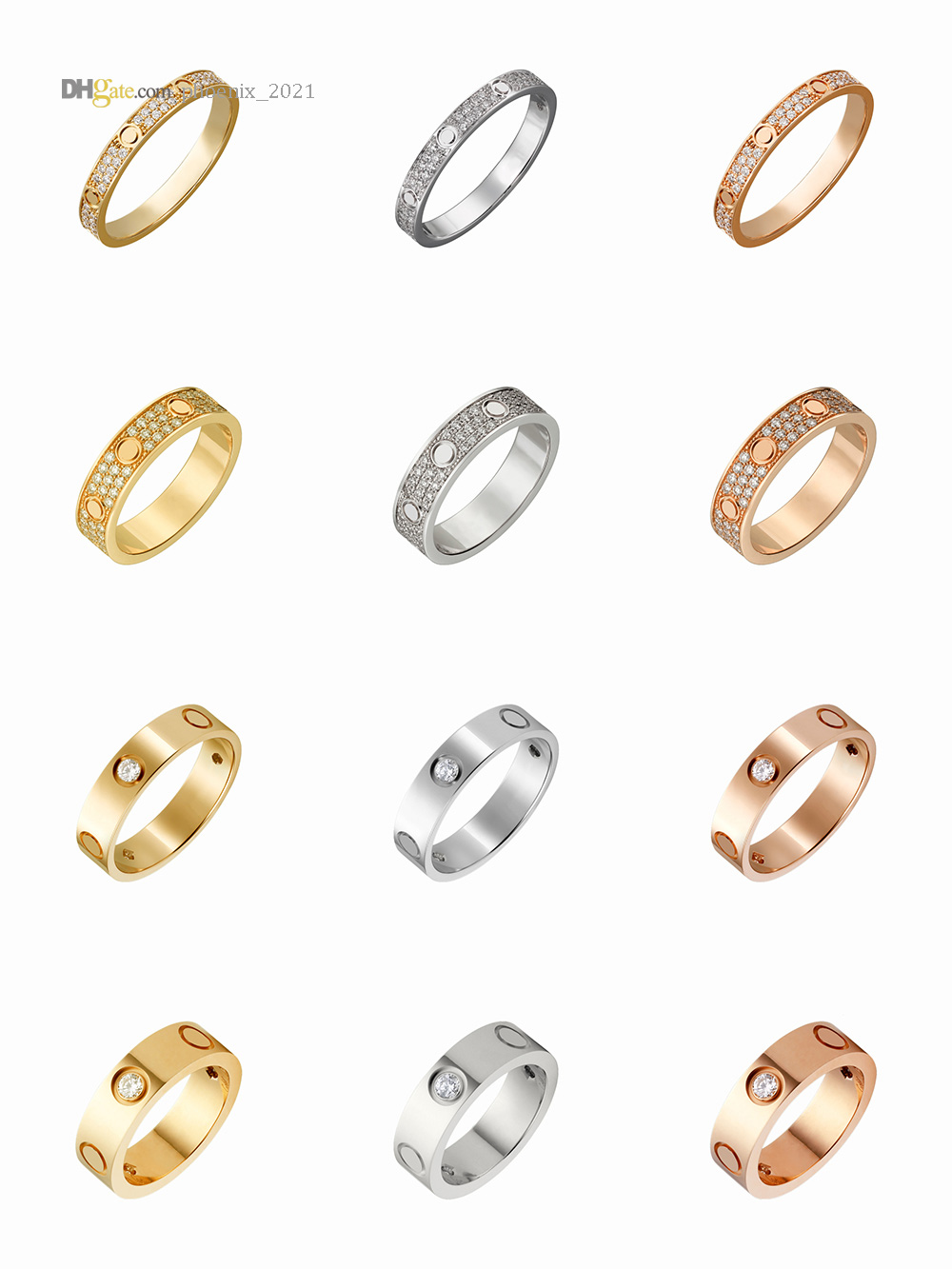 Love Ring Designer Ring Lovers Classic Band Rings Diamond-Pave Luxury Jewelry Accessories Titanium Steel Gold-Plated Never Fade Not Allergic 4/5/6mm store/21621802
Love Ring Designer Ring Lovers Classic Band Rings Diamond-Pave Luxury Jewelry Accessories Titanium Steel Gold-Plated Never Fade Not Allergic 4/5/6mm store/21621802