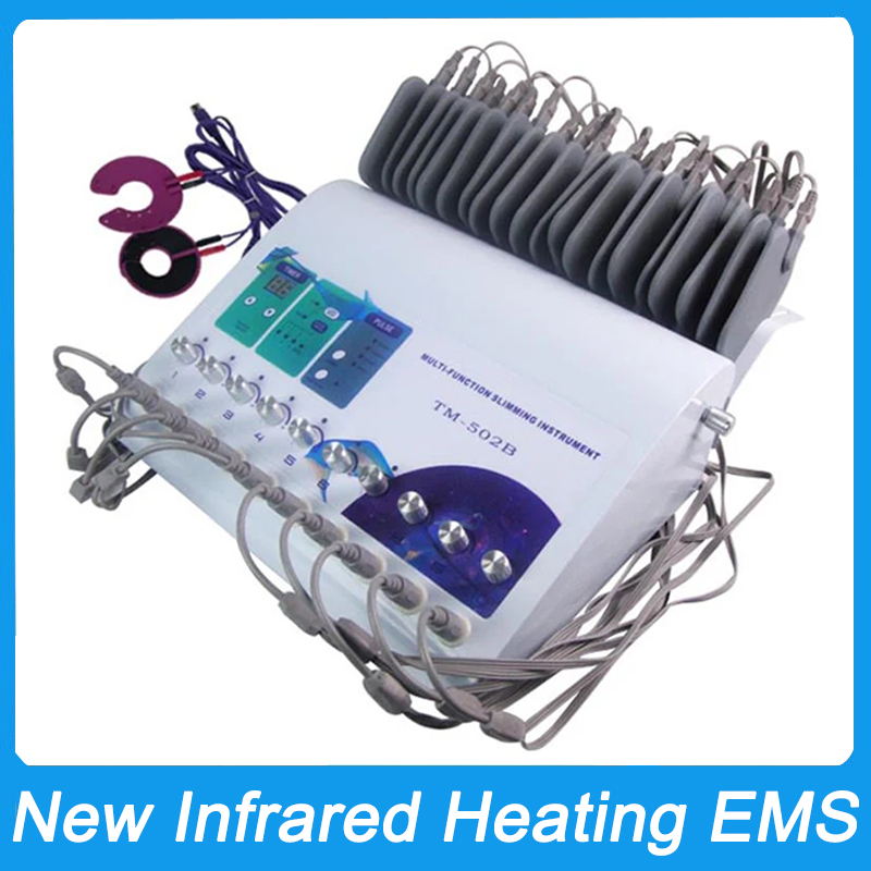 Micro-Current Physical Therapy Apparatus Infrared Heating Patch Slimming Machine EMS Body Contouring Muscle Stimulator Russian Waves Weight Fat Loss S