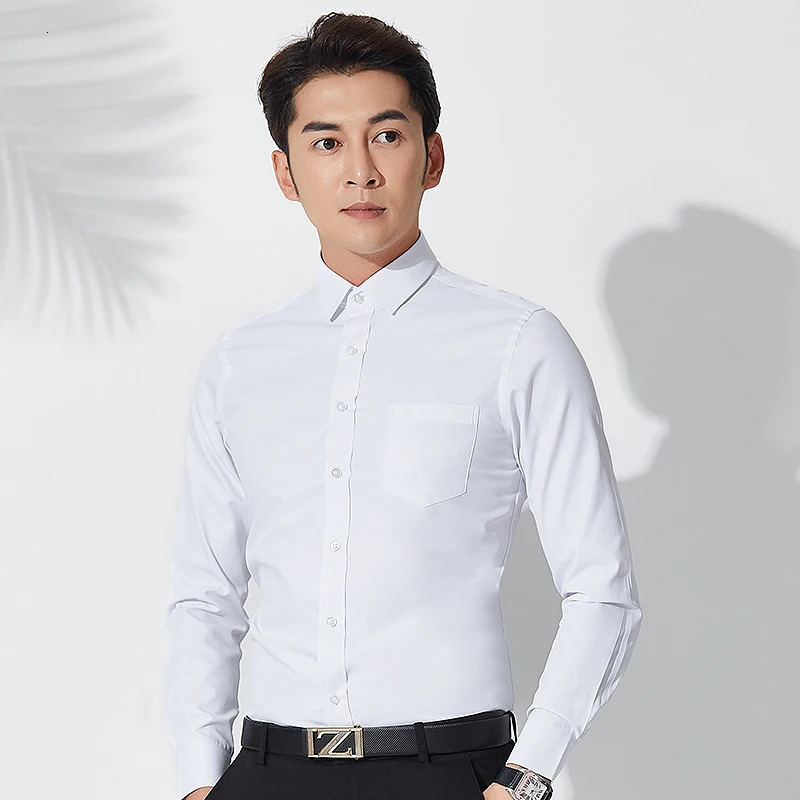 Men's Casual Shirts 8XL Super Oversized Shirt Men's Long Sleeve Mens Shirts Casual Slim Fit Shirt Men Button Down Shirts for Men Korean Clot
