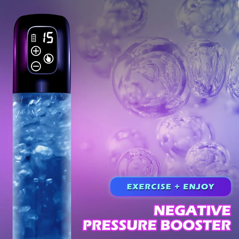 Pump Toys HESEKS Penis Extender Penis Vacuum Pump Male Electric Masturbator Bath Penis Pump Massager Enlargement Enhancer Sex Toys for Men 231130