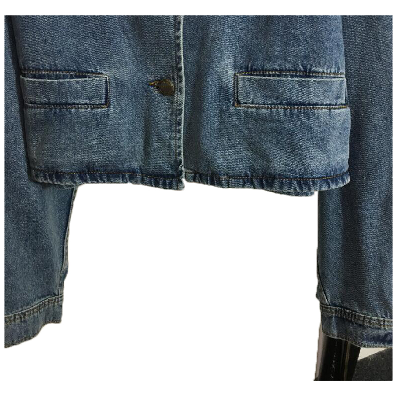 Top Jacket Designer Women Denim Jackets Slim Style Parkas For Lady With Letter Zippers Button Budge Spring Autumn Coat Jeans Fashion Windbreaker 50
