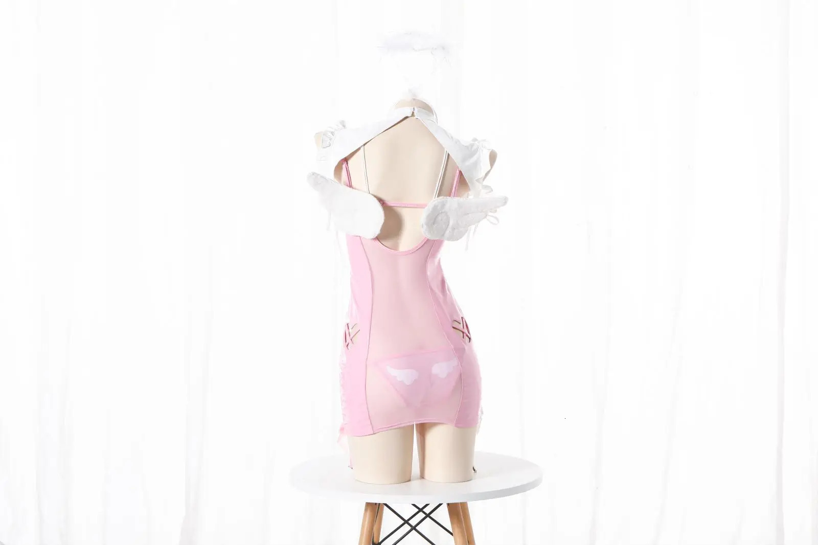 Sexy Set Halloween Night Patent Leather Anime Cosplay Devil Suit Woman Sexy Underwear 231130