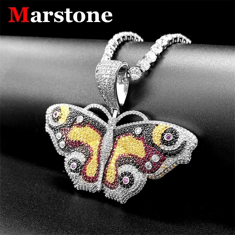 Chain 40 Styles Hip hop Trendy Pendant Zircon Men s Necklace Bracelet Copper Fine Jewelry for Men Women 231129