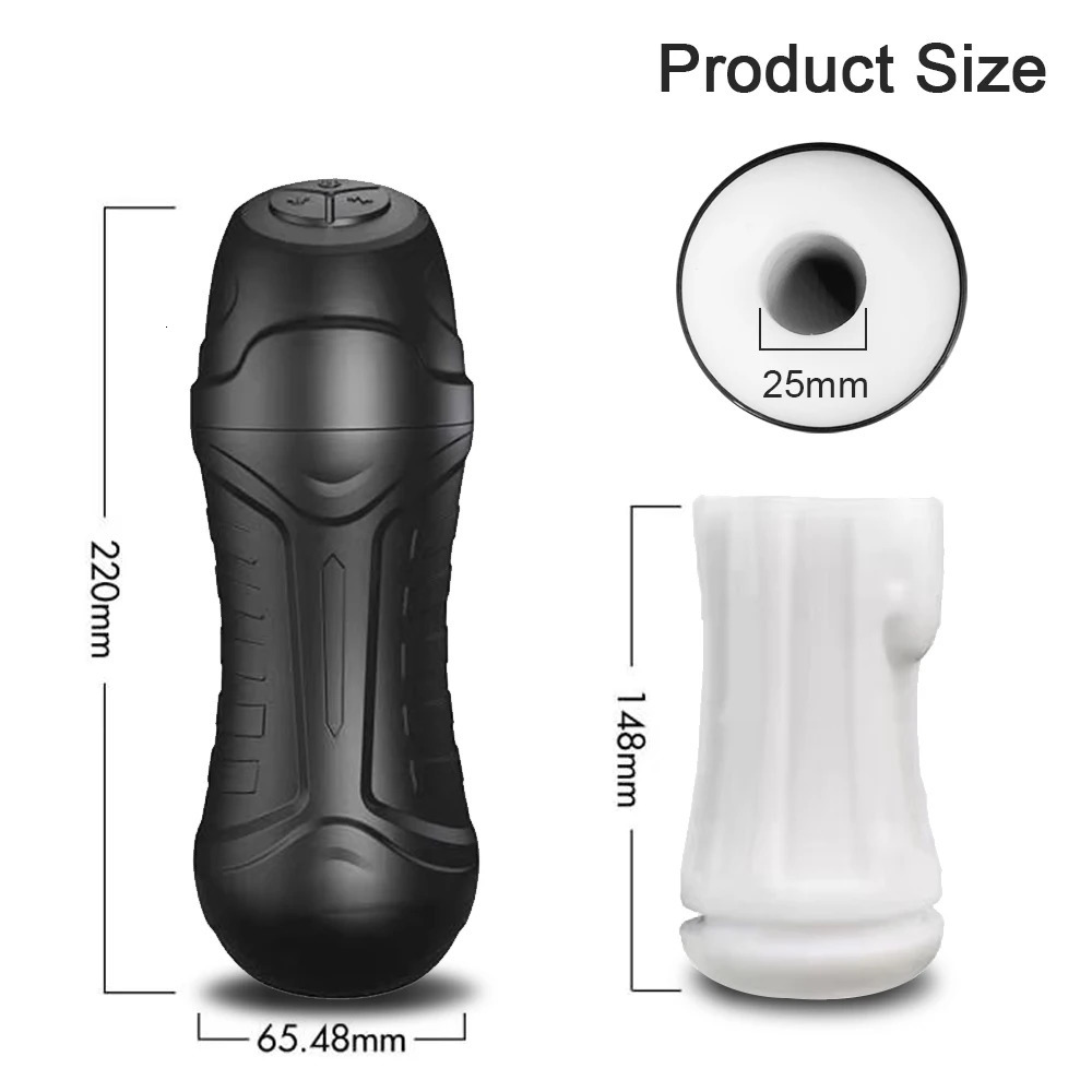 Pump Toys Automatic Male Masturbator Vibration Blowjob Sucking Machine Silicone Vagina Masturbation Cup Sex Toys Adult Goods for Men 231130