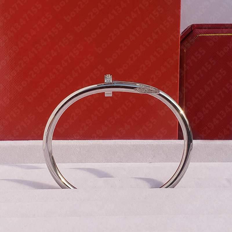 Fashion Luxury designer jewelry nail bracelet Classic bangle 18K Rose Gold Silver Stainless Steel diamond for Women Men Tennis Bracelets Black Cuff Party Gifts
Fashion Luxury designer jewelry nail bracelet Classic bangle 18K Rose Gold Silver Stainless Steel diamond for Women Men Tennis Bracelets Black Cuff Party Gifts