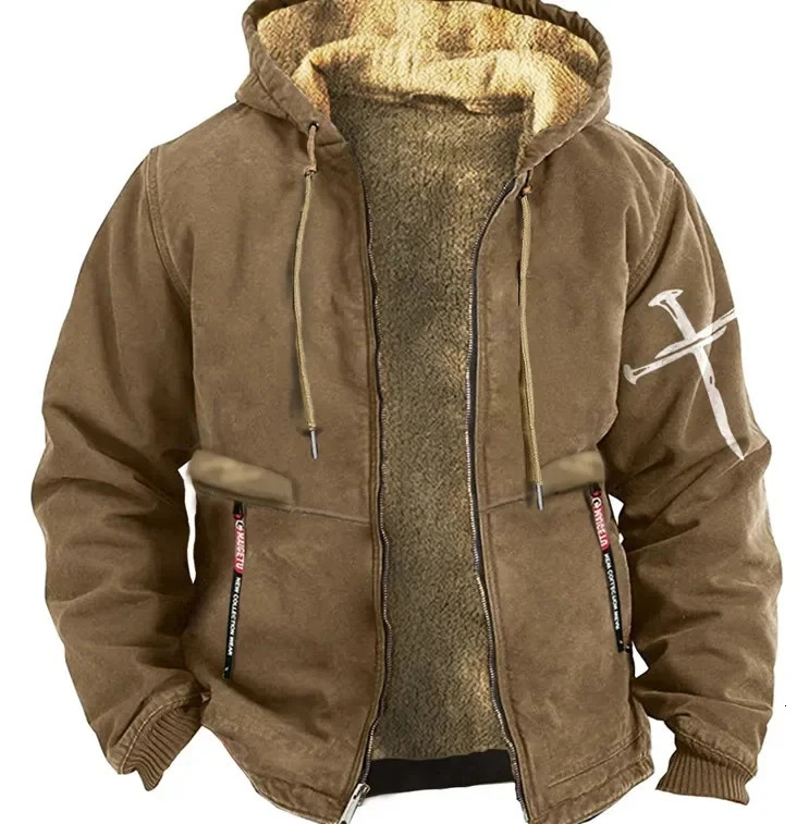 Mens Hoodies Sweatshirts Heavy Wool Winter Jacket Male Autumn and Warm Fashion Casual Soild Cloth Jackets for Men Coat 231129