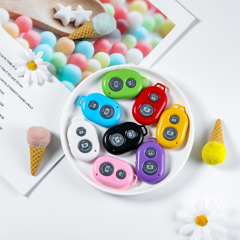 Bluetooth Remote Shutter adapter Selfie Remote Control Camera Mobile phone Wireless Shutter Self pole Remote Shutte For iphone Samsung Huawei smartpho