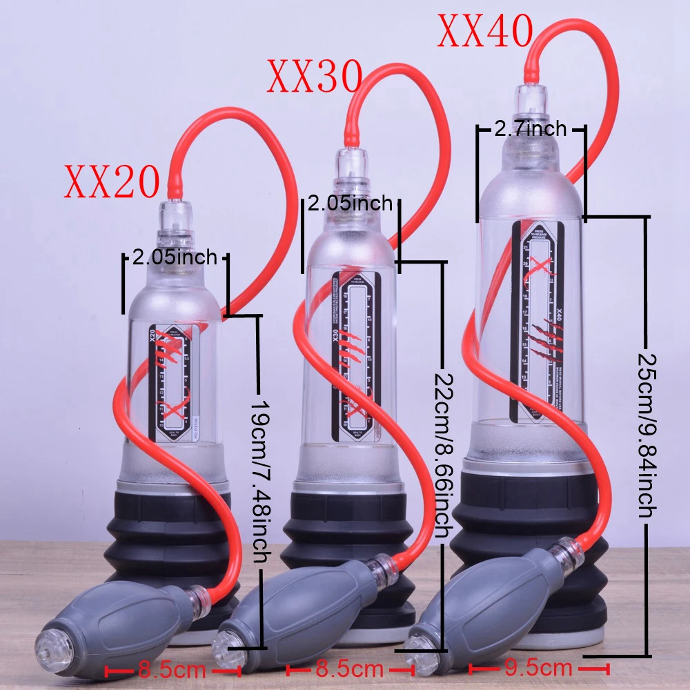 Pump Toys Vacuum Pump X20 X30 X40 X7 Penis Pump Penis Enlargement Enhancer Water Pump Extender Penis Longer Device Stretcher Male Sex Toy 231130