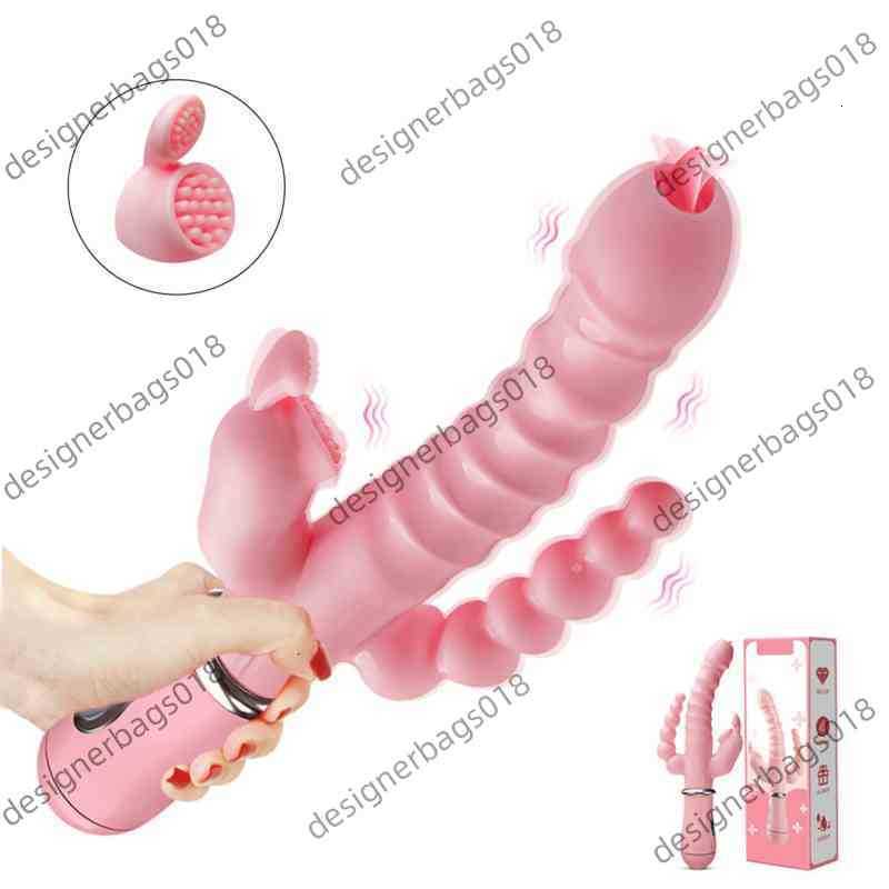 3 Toys Massager in Sexy 1 Double Penetration g Spot Vibrator Clitoris Stimulator Anal Vagina Dildo Masturbators Sex for Women Adult Couple 18