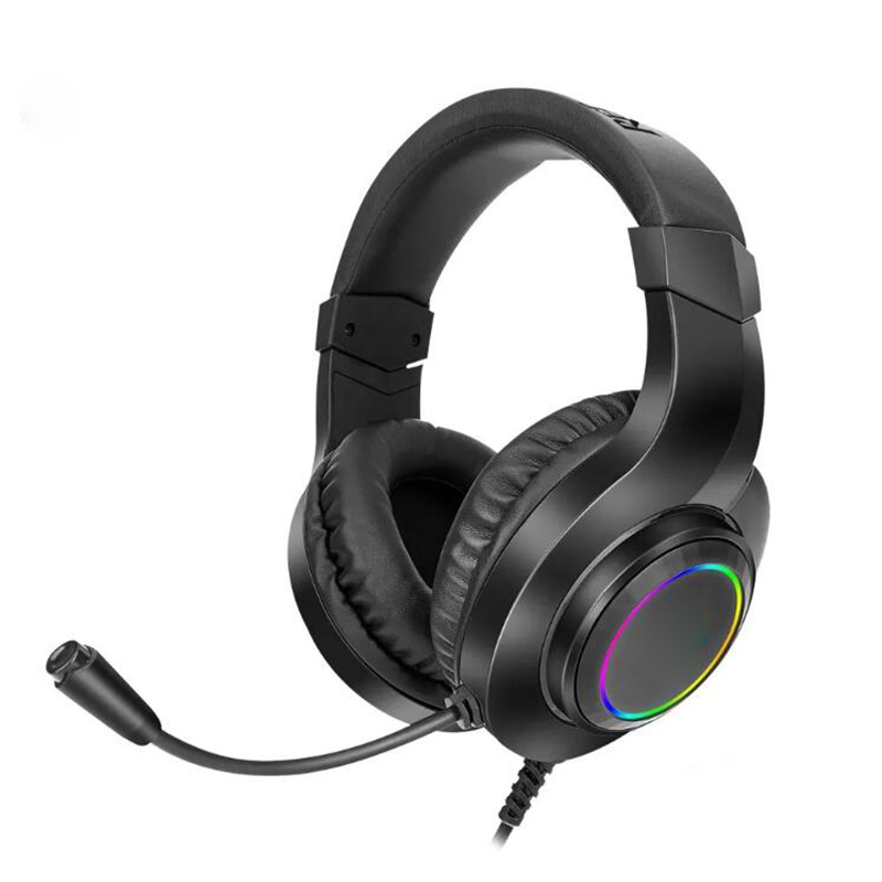 HYLAS H260 RGB Gaming Headphone,3 5mm Surround Sound Computer PC Headset Earphones Microphone for PS4 Switch Xbox-one