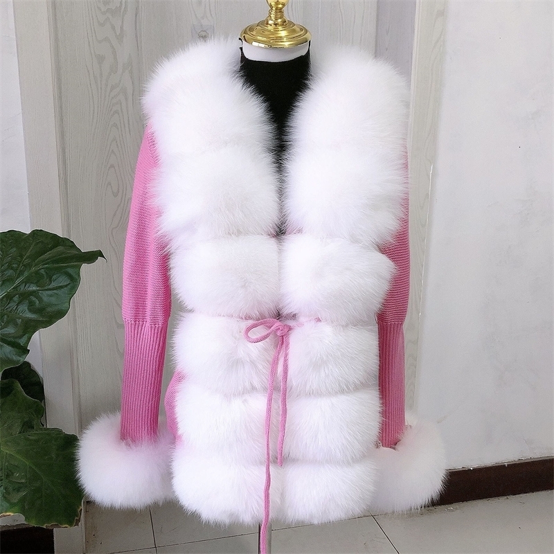 Women's Wool Blends Winterbear fur coat women's alpaca high-end fur profile mid-length women fur camel coat 5 231113