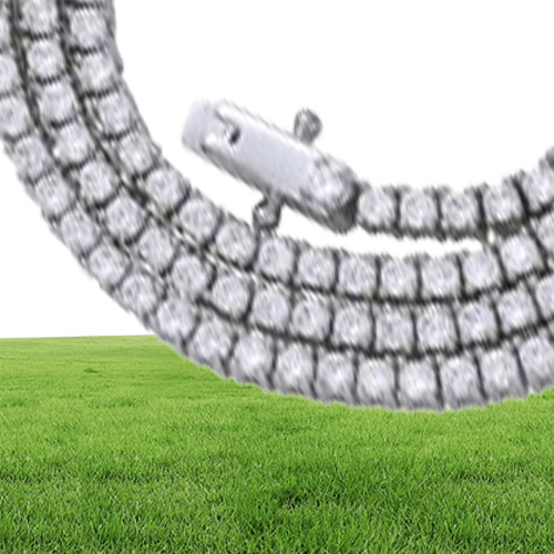 2mm 16 18 20 Tennis Chain Necklace brass setting CZ Gold Silver Color Iced Out AAA Cubic Zirconia BC210