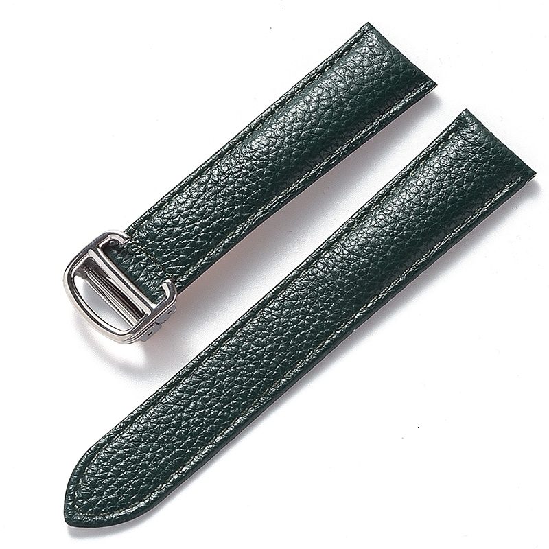 Watch Bands Replacement Tank London Key Litchi Grain Soft Leather Strap Men s Ladies Folding Buckle Accessories 231129