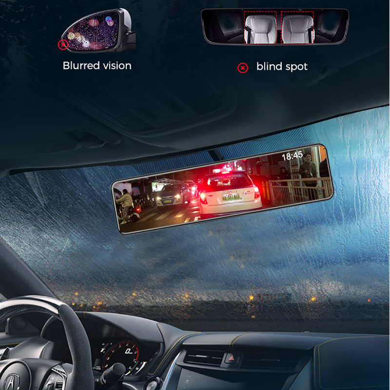 H6 12" Car DVR 4K 3840*2160P Dash Cam WIFI GPS 415 Rear View Mirror 1080P Car Camera Video Recorder Park Monitor