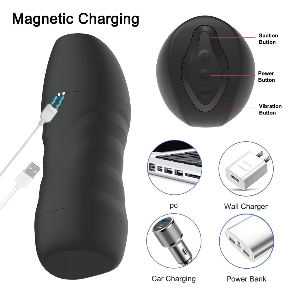 Pump Toys Automatic Sucking Male Mastubator Masturbation Cup Sex Toys Adult Goods for Men Blowjob Vibration Masturbation Equipment Machine 231130