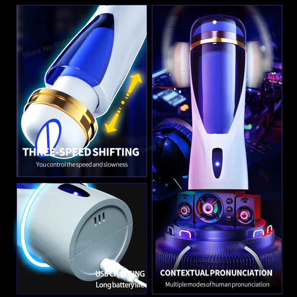 Pump Toys Male Masturbation Cup Real Telescopic Peristalsis Sucking Blowjob Sex Machines Toy Adult Goods for Men Oral Vagina Masturbator 231130