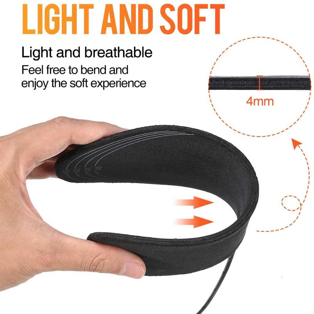 USB Heated Shoe Insoles Electric Foot Warming Pad Feet Warmer Sock Pad Mat Winter Outdoor Sports Heating Insole Winter Warm 231129