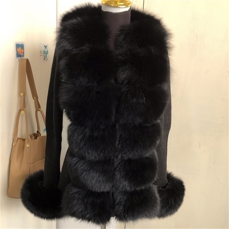 Women's Wool Blends Winterbear fur coat women's alpaca high-end fur profile mid-length women fur camel coat 3 231108
