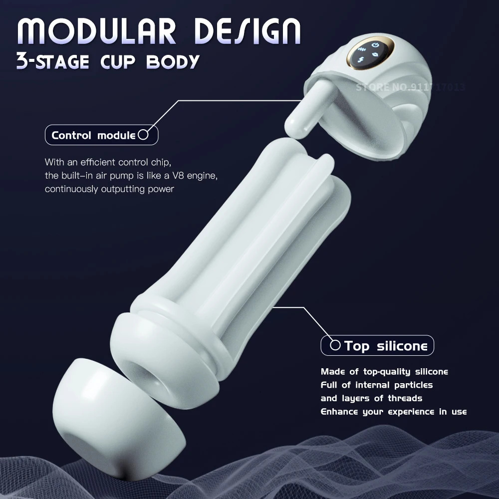Pump Toys Male Masturbation Cup Automatic Sucking Real Oral Vagina Suction Vibrator Masturbator Sex Toys For Men Blowjob Vibrating Machine 231130