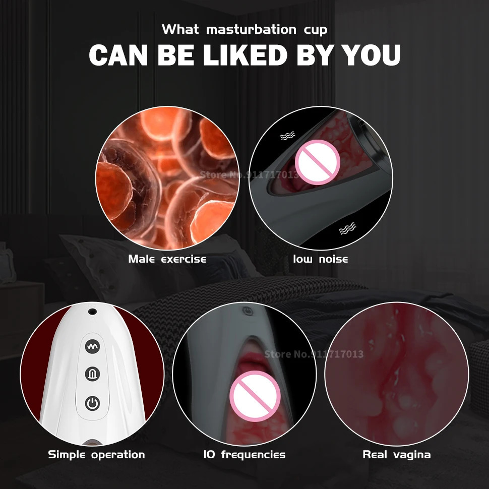 Pump Toys Realistic Tongue and Mouth Male Masturbator Cup Vagina Blowjob Sex Machines Toy for Men Blowjob Vibrating Stroker 231130