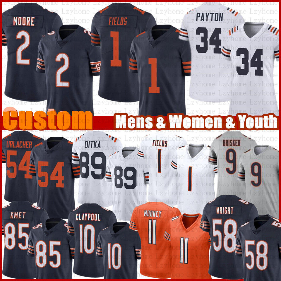 58 Darnell Wright 1 Justin Fields DJ Moore Football Jersey Jaquan Brisker Chase Claypool Mooney Cole Kmet Tremaine Edmunds Eddie Jackson Walter Payton Robert Tonyan, Youth
58 Darnell Wright 1 Justin Fields DJ Moore Football Jersey Jaquan Brisker Chase Claypool Mooney Cole Kmet Tremaine Edmunds Eddie Jackson Walter Payton Robert Tonyan, Youth