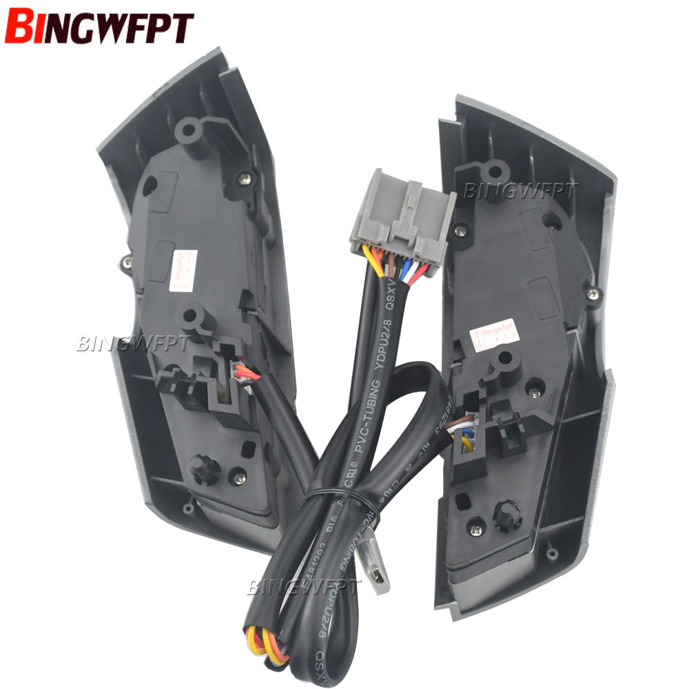 With Backlight 2 Color Telephone Volume Bluetooth Cruise Control Button For Nissan PATROL Y62 2012-2018 Steering Wheel Switch