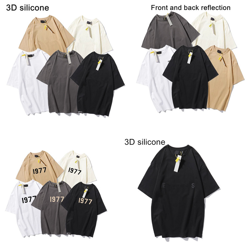 Mens T Shirt Essentail Designer 3D silicone reflective Letter Designer Short Sleeve T Shirts Casual Summer Clothing Men Women Ladies Premium Clothes Couple TShirt, Color 4
Mens T Shirt Essentail Designer 3D silicone reflective Letter Designer Short Sleeve T Shirts Casual Summer Clothing Men Women Ladies Premium Clothes Couple TShirt, Color 4