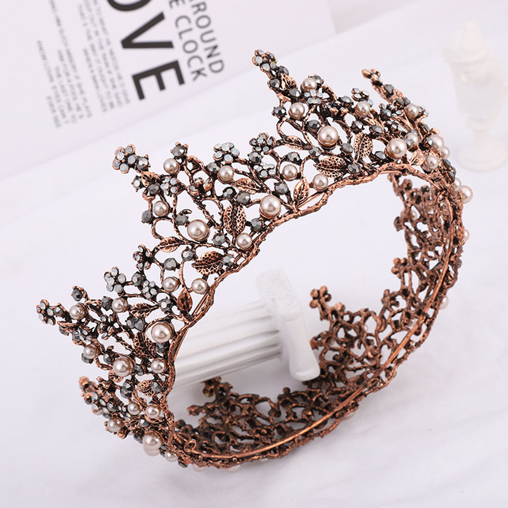 Baroque retro high-end pearl crown palace style circular rhinestone crown pink rhinestone flower model runway dress accessories headwear TS-0029
Baroque retro high-end pearl crown palace style circular rhinestone crown pink rhinestone flower model runway dress accessories headwear TS-0029