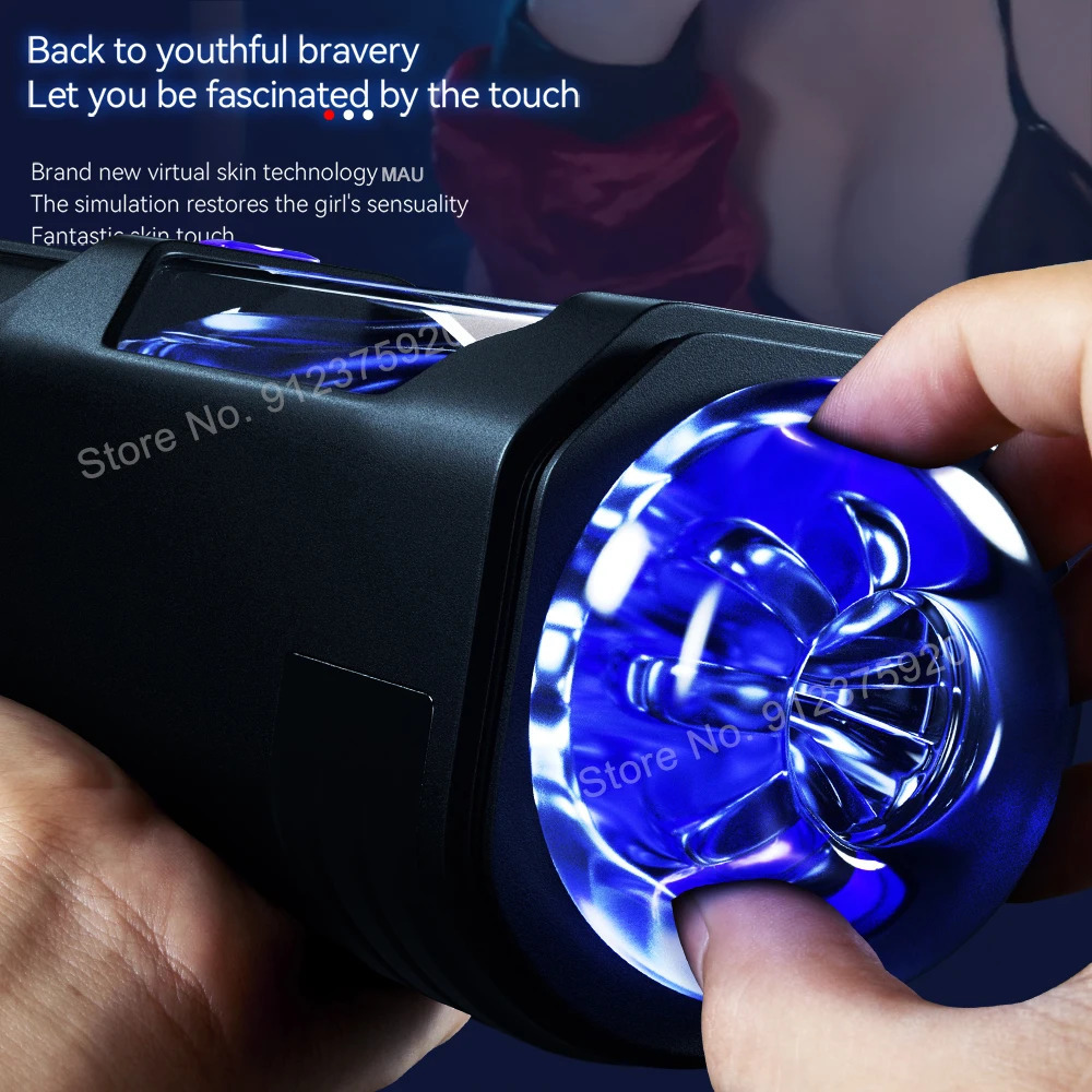 Pump Toys Automatic Male Masturbator Cup Powerful Vibration Vagina Blowjob Pussy Masturbation Sex Toys for Men Goods for Adult Machine 231130