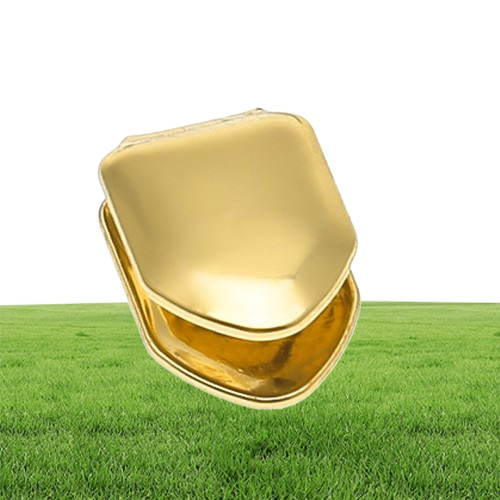 High Quality Mens Gold Silver Plated Teeth Dental Grillzs Gold Grillz Single Teeth New Fashion Hip Hop Jewelry