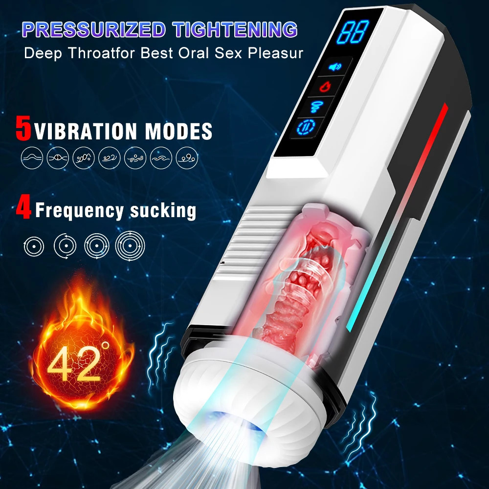 Pump Toys Automatic Telescopic Male Masturbator Cup Sucking Vibrating Masturbation Machine Vagina Pusssy Blowjob Adult Sex Toys for Men 231130