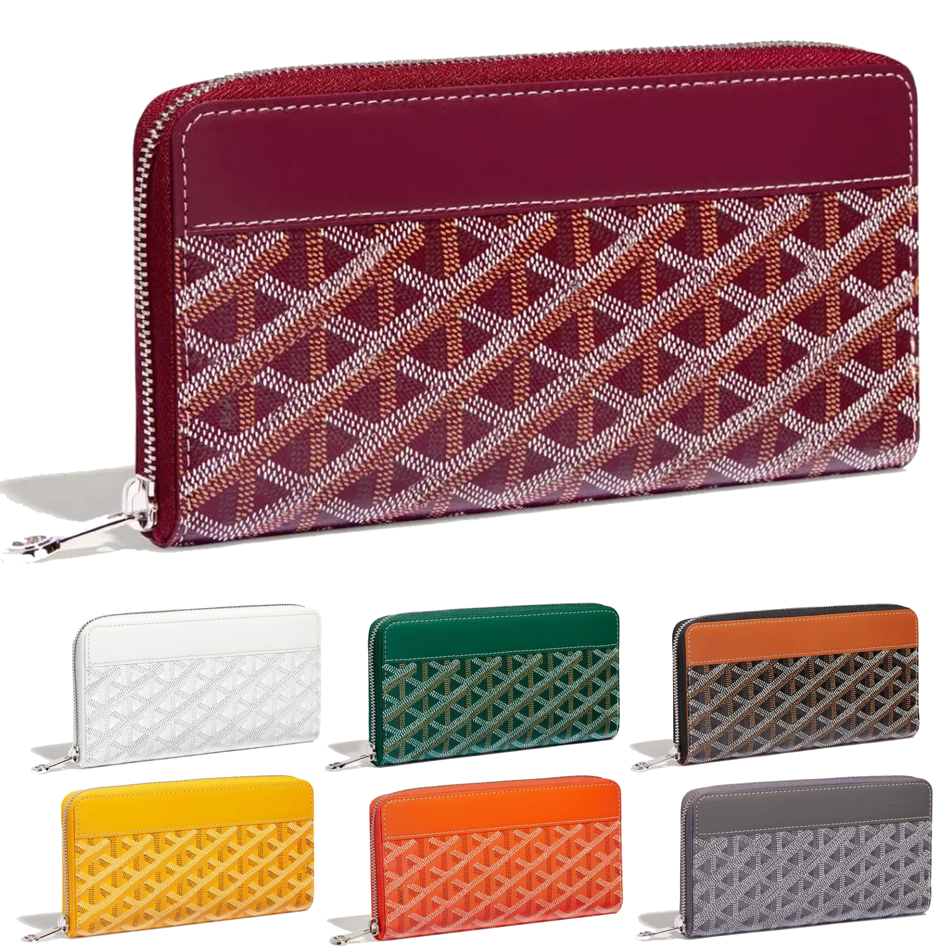 pocket organizer long Wallet id card Luxury Designer Women key pouch mens Card Holders MATIGNON Key Wallets passport holders Leather card case Coin Purses keychain
