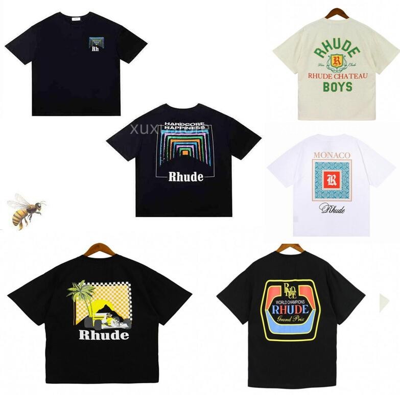 Rhude Tshirt Designer Mens t Shirts Tide Printed Tee Men Women Round Neck Short Sleeve Tshirt Casual Loose Fashion High Street Hip Hop, Cus11
Rhude Tshirt Designer Mens t Shirts Tide Printed Tee Men Women Round Neck Short Sleeve Tshirt Casual Loose Fashion High Street Hip Hop, Cus11