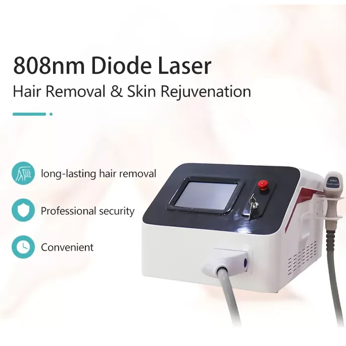 Advanced 808nm Diode Laser Hair Remove Depilation Salon 1-10Hz Adjustable Freezing Point Depilatory Machine Suitable for All Skin Types