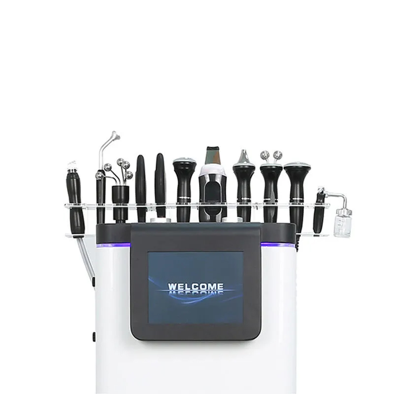 Hot Selling Beauty 11 In 1 Face Lift Device Rf Microcurrent Skin Younger Face Lift Collagen regeneration Beauty Deep Cleans Microneedling Dermabrasion