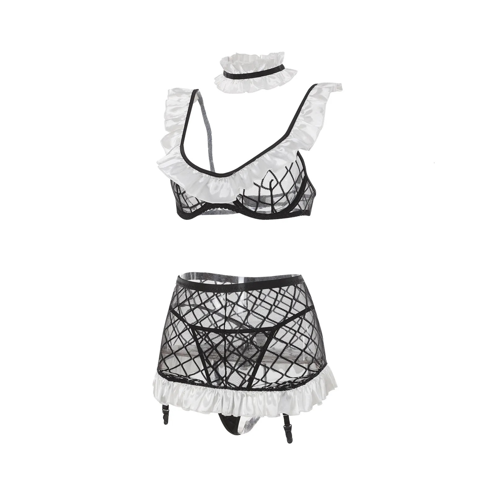 Sexy Set Women'S Underwear Black Lace Embroidery Sexy Lingerie Suit Erotic Lingeries Sets Sexy Body Lenceria Sexys Para Mujer Fina 231130