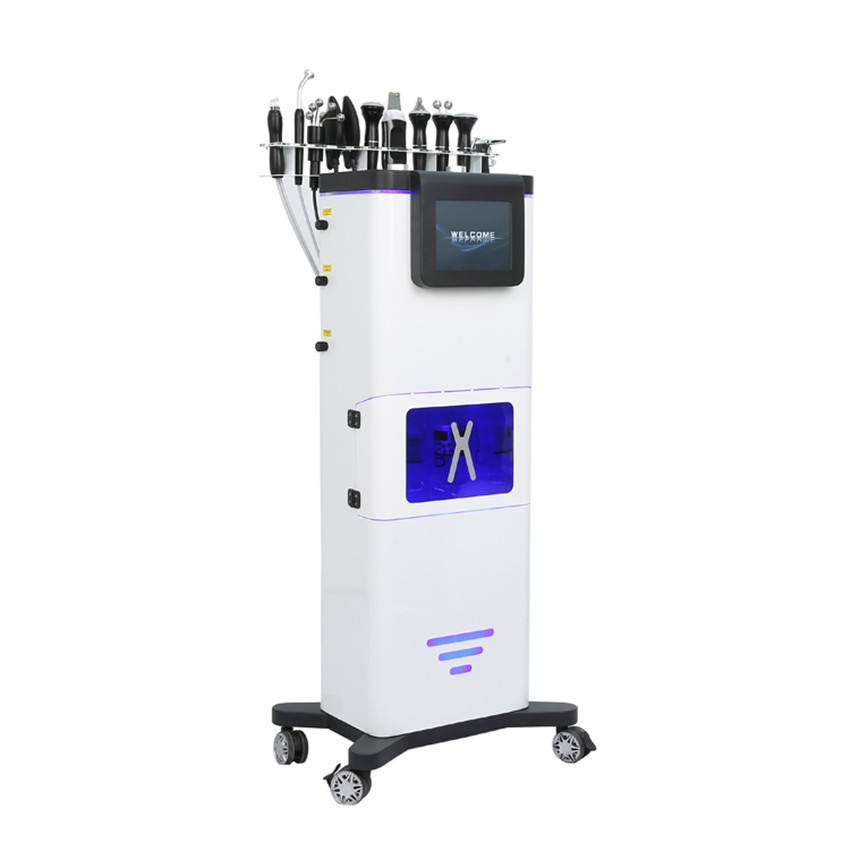 Hot Selling Beauty 11 In 1 Face Lift Device Rf Microcurrent Skin Younger Face Lift Collagen regeneration Beauty Deep Cleans Microneedling Dermabrasion