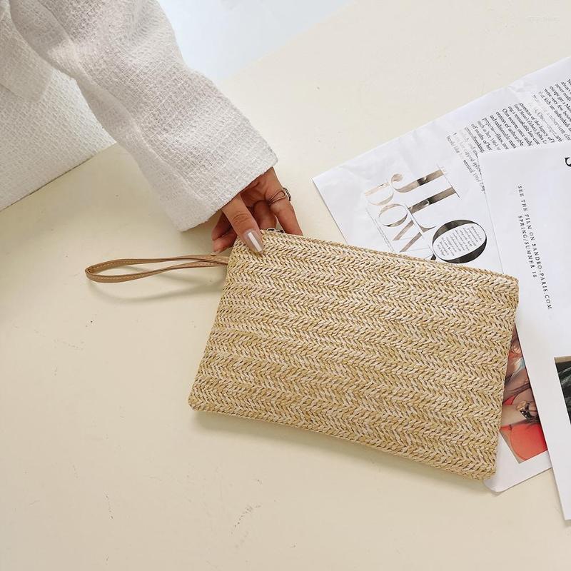 Wallets Weaving Bag Fashion Ladies Wristlet Clutch Women Daily Money Phone Solid Straw Woven Coin Purse Beach Wallet Card, White
Wallets Weaving Bag Fashion Ladies Wristlet Clutch Women Daily Money Phone Solid Straw Woven Coin Purse Beach Wallet Card, White