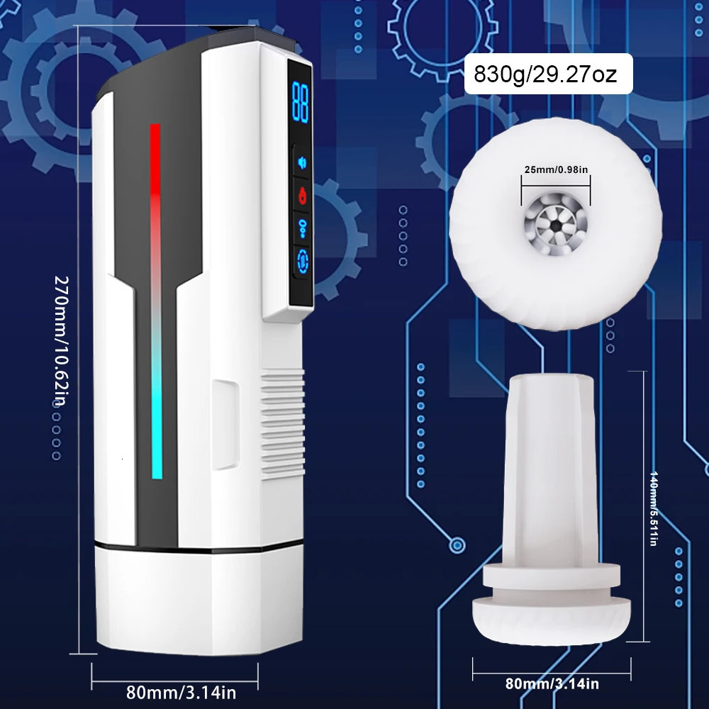 Pump Toys Automatic Telescopic Male Masturbator Cup Sucking Vibrating Masturbation Machine Vagina Pusssy Blowjob Adult Sex Toys for Men 231130
