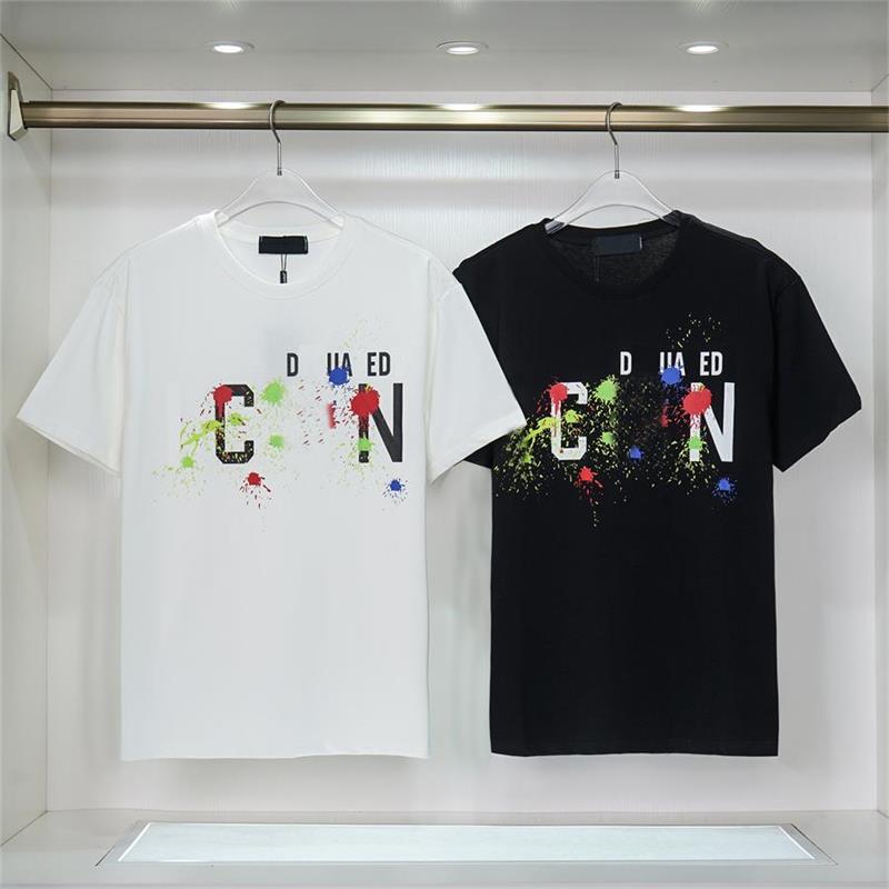 2023 summer and autumn new pra digital letter printing round neck T-shirt men and women's cotton short sleeve loose pullover, White
2023 summer and autumn new pra digital letter printing round neck T-shirt men and women's cotton short sleeve loose pullover, White