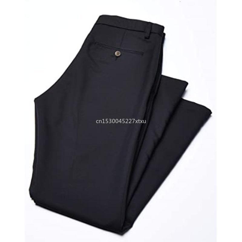 Mens Pants High Stretch Classic Spring Summer Casual Waist Trousers Business Drop 230131