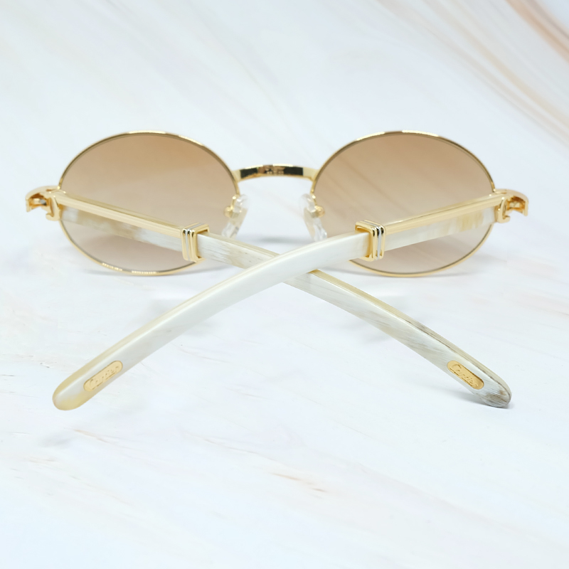 Natural Buffalo Horn Sun Cycg Sunglasses Mens Deisgner Carter Shades Eyewear Men And Women Glasses