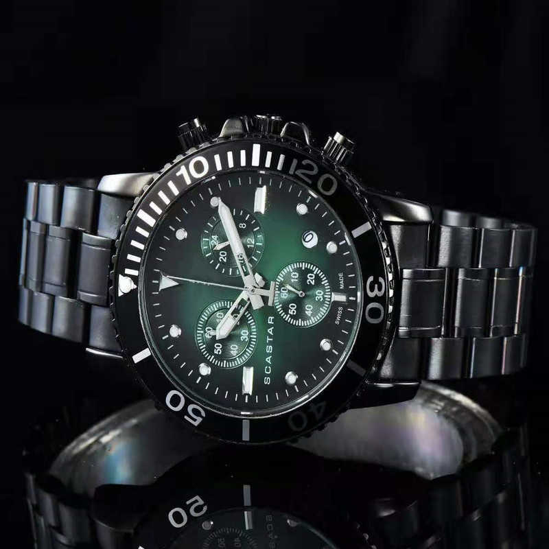 Luxury Design Steel Band Full Function Six Hands Chronograph Quartz Watch 0203, Silver
Luxury Design Steel Band Full Function Six Hands Chronograph Quartz Watch 0203, Silver